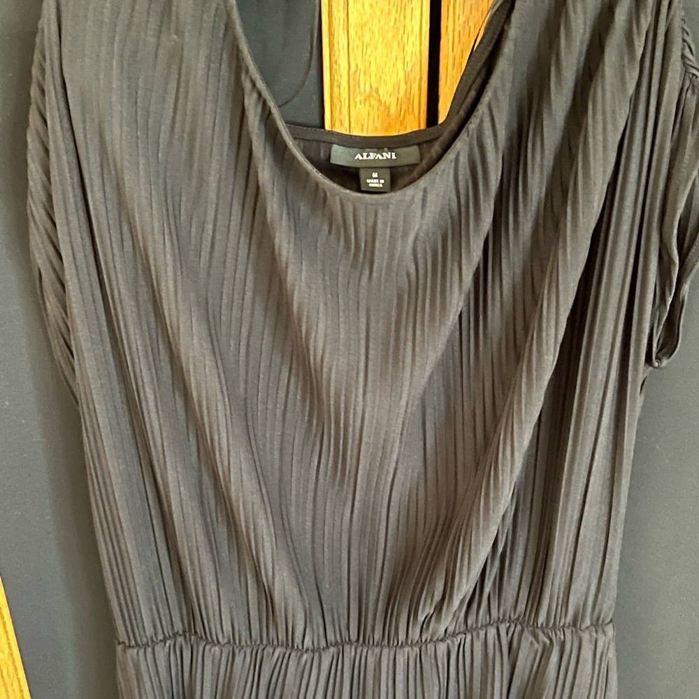 Peplum black top